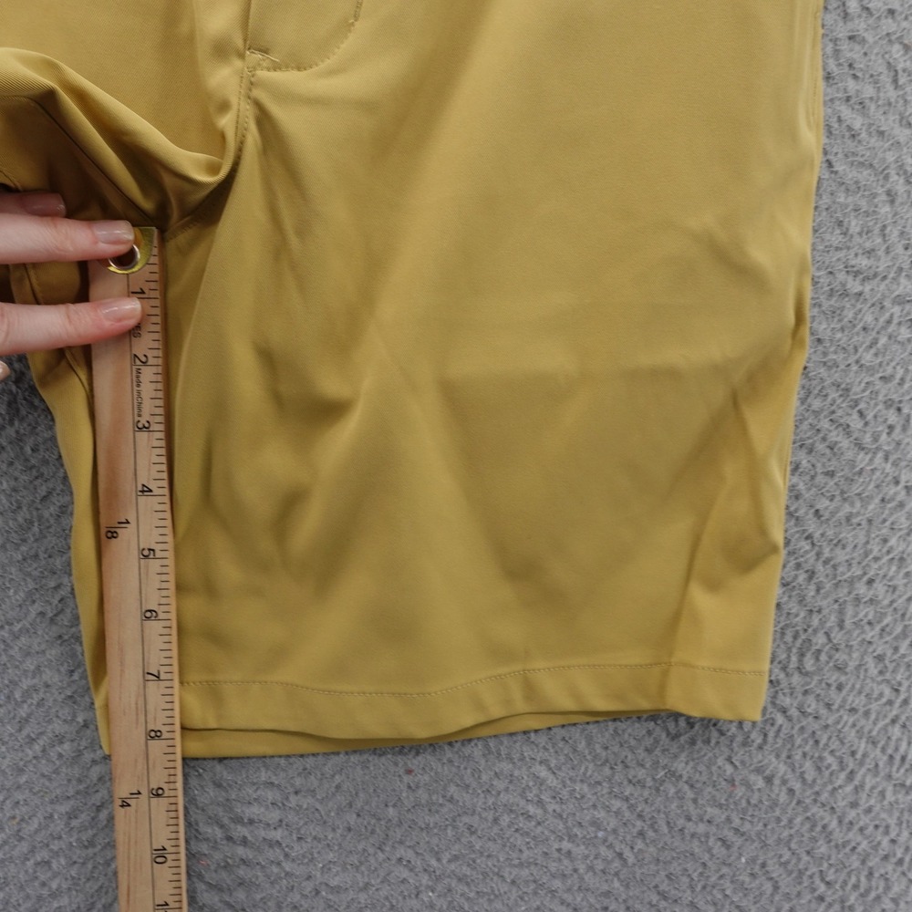 The North Face Performance Shorts 30 Yellow Activewear Men Stretch Summer New - Picture 9 of 15